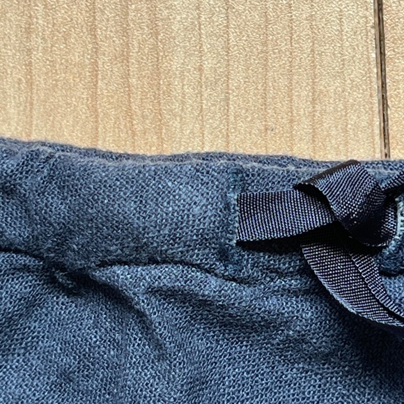 Orvis Women Linen Blend Tiered Midi Skirt Blue Sz L Peasant Cottagecore - Picture 8 of 8